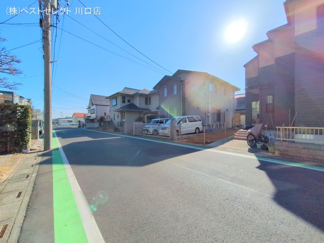埼玉県川口市戸塚鋏町の新築戸建て更地・土地写真 2025年2月25日撮影