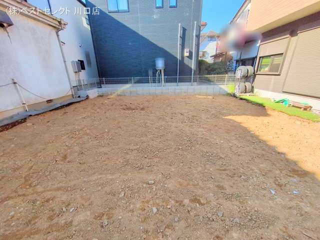 埼玉県川口市戸塚鋏町の新築戸建て更地・土地写真 2025年2月25日撮影