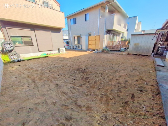 埼玉県川口市戸塚鋏町の新築戸建て更地・土地写真 2025年2月25日撮影