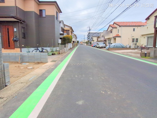 埼玉県川口市戸塚鋏町の新築戸建て更地・土地写真 2025年3月30日撮影