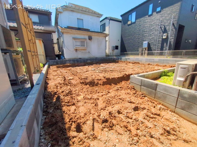 埼玉県川口市戸塚鋏町の新築戸建て更地・土地写真 2025年4月28日撮影