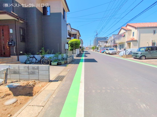 埼玉県川口市戸塚鋏町の新築戸建て更地・土地写真 2025年4月28日撮影