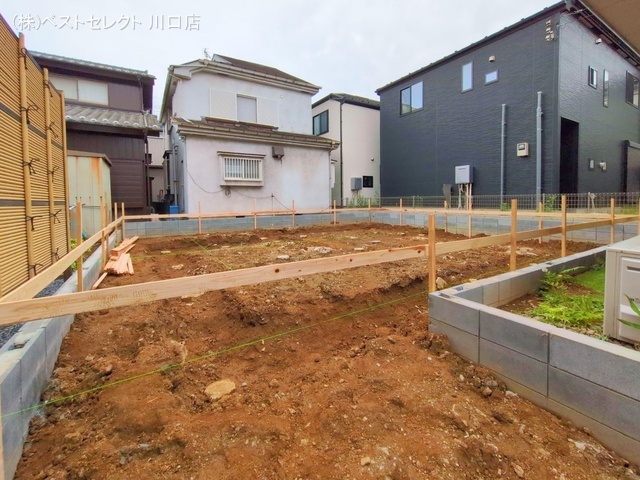 埼玉県川口市戸塚鋏町の新築戸建て基礎写真 2025年5月25日撮影