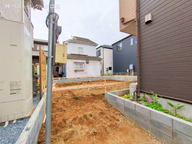 埼玉県川口市戸塚鋏町の新築戸建て基礎写真 2025年5月25日撮影