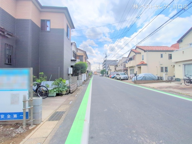 埼玉県川口市戸塚鋏町の新築戸建て上棟写真 2025年6月25日撮影