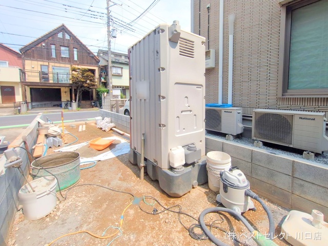 埼玉県川口市戸塚鋏町の新築戸建て外構写真 2025年8月21日撮影