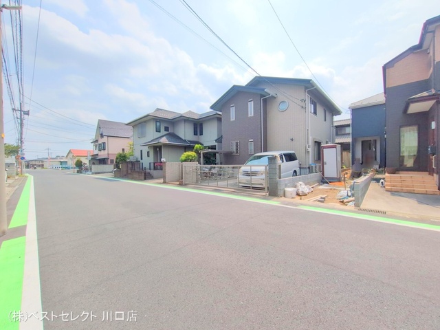 埼玉県川口市戸塚鋏町の新築戸建て外構写真 2025年8月21日撮影