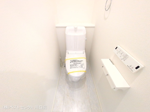 埼玉県川口市南鳩ヶ谷7丁目の新築戸建てトイレ写真 2025年9月11日撮影