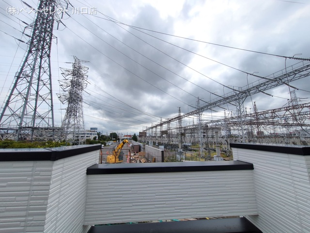 埼玉県川口市南鳩ヶ谷7丁目の新築戸建てバルコニー写真 2025年9月11日撮影