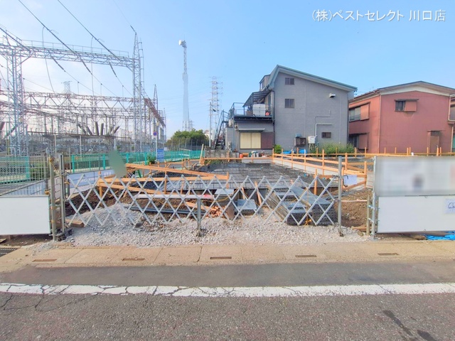 埼玉県川口市南鳩ヶ谷7丁目の新築戸建て基礎写真 2025年4月30日撮影