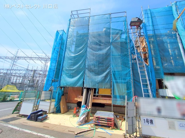 埼玉県川口市南鳩ヶ谷7丁目の新築戸建て上棟写真 2025年6月5日撮影