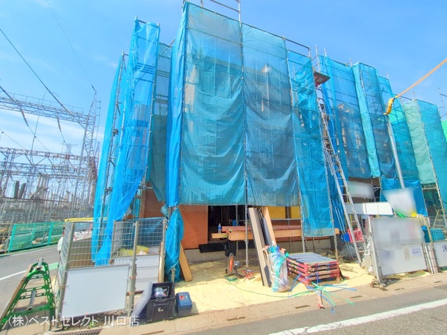 埼玉県川口市南鳩ヶ谷7丁目の新築戸建て上棟写真 2025年6月5日撮影