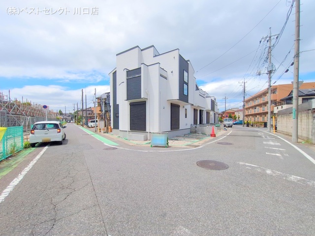 埼玉県川口市南鳩ヶ谷7丁目の新築戸建て外構写真 2025年7月31日撮影
