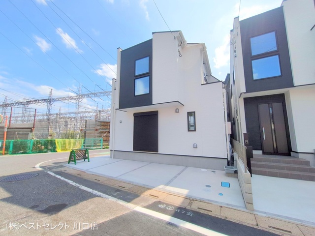 埼玉県川口市南鳩ヶ谷7丁目の新築戸建て完成写真 2025年8月27日撮影
