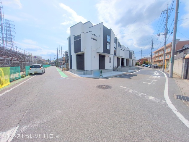 埼玉県川口市南鳩ヶ谷7丁目の新築戸建て完成写真 2025年8月27日撮影