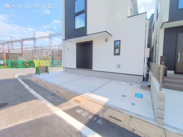 埼玉県川口市南鳩ヶ谷7丁目の新築戸建て完成写真 2025年8月27日撮影