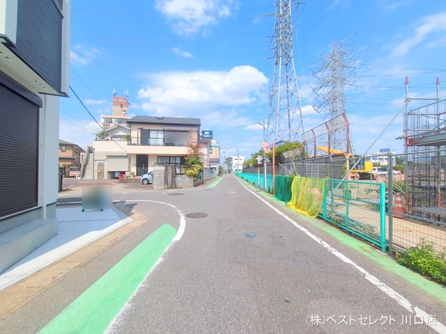埼玉県川口市南鳩ヶ谷7丁目の新築戸建て完成写真 2025年8月27日撮影