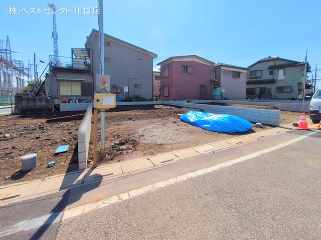 埼玉県川口市南鳩ヶ谷7丁目の新築戸建て更地・土地写真 2025年4月3日撮影