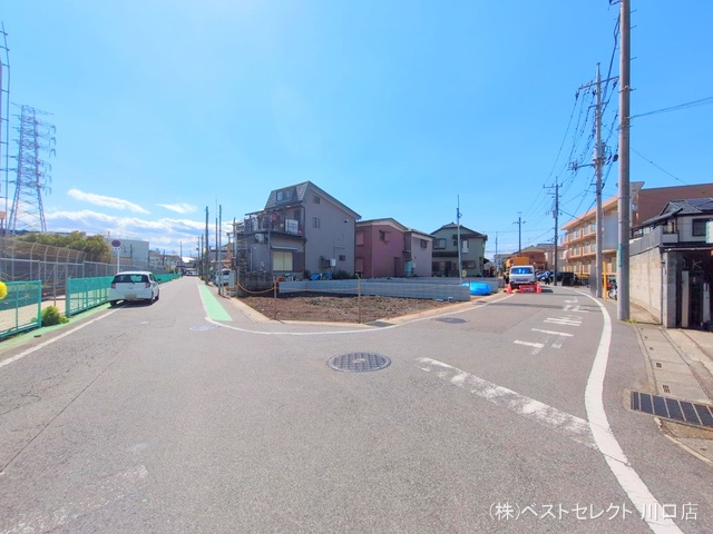 埼玉県川口市南鳩ヶ谷7丁目の新築戸建て更地・土地写真 2025年4月3日撮影