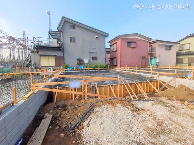 埼玉県川口市南鳩ヶ谷7丁目の新築戸建て更地・土地写真 2025年4月30日撮影
