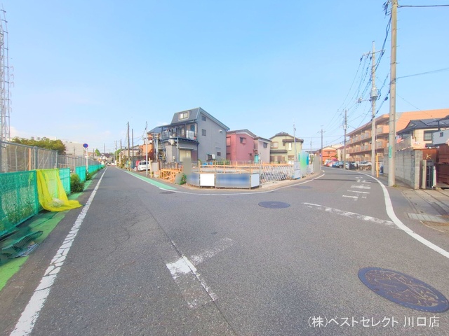 埼玉県川口市南鳩ヶ谷7丁目の新築戸建て更地・土地写真 2025年4月30日撮影