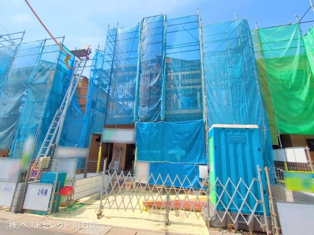 埼玉県川口市南鳩ヶ谷7丁目の新築戸建て上棟写真 2025年6月5日撮影