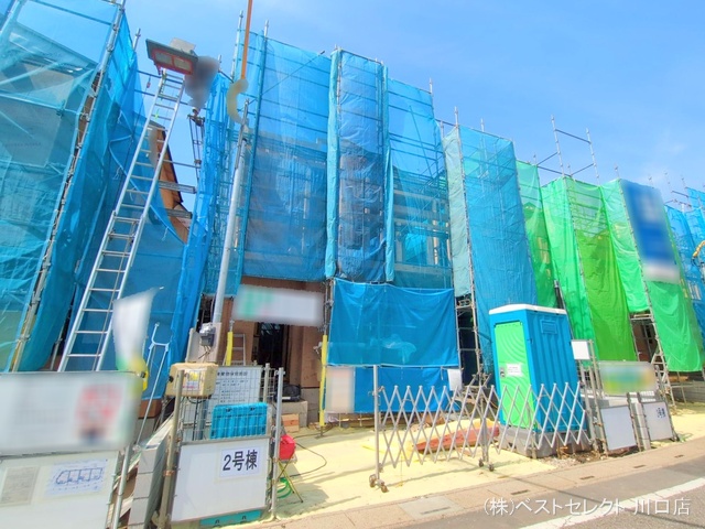 埼玉県川口市南鳩ヶ谷7丁目の新築戸建て上棟写真 2025年6月5日撮影