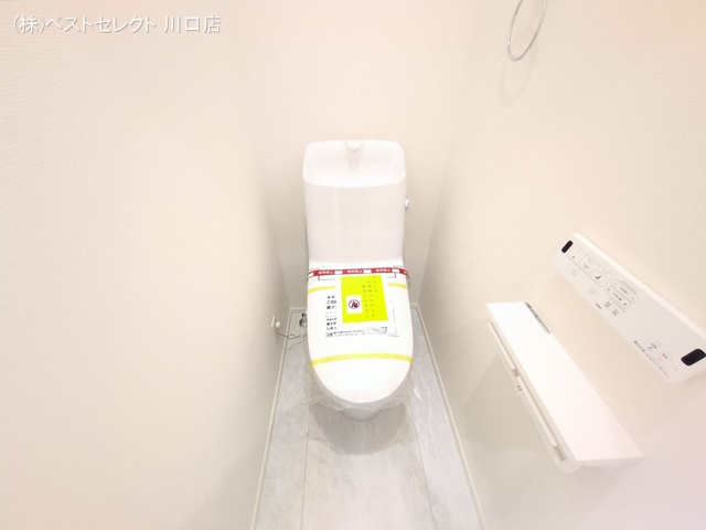 埼玉県川口市南鳩ヶ谷7丁目の新築戸建てトイレ写真 2025年9月11日撮影