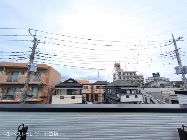 埼玉県川口市南鳩ヶ谷7丁目の新築戸建てバルコニー写真 2025年9月11日撮影