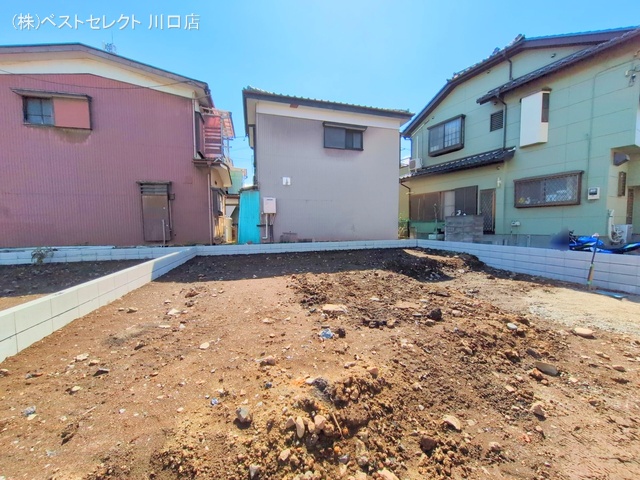 埼玉県川口市南鳩ヶ谷7丁目の新築戸建て更地・土地写真 2025年4月3日撮影