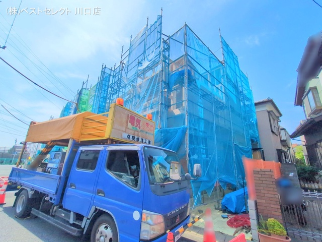 埼玉県川口市南鳩ヶ谷7丁目の新築戸建て上棟写真 2025年6月5日撮影