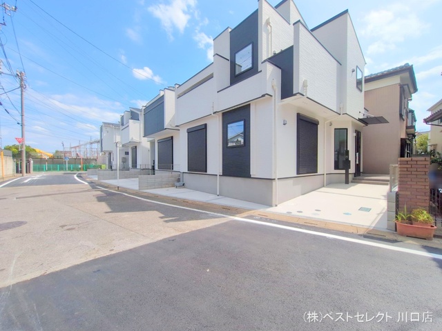 埼玉県川口市南鳩ヶ谷7丁目の新築戸建て完成写真 2025年8月27日撮影