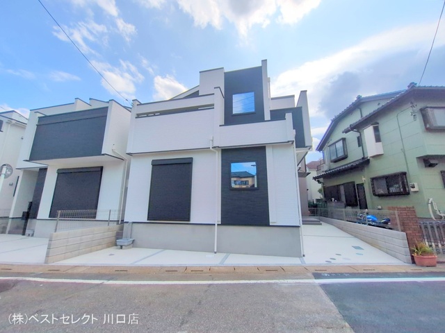 埼玉県川口市南鳩ヶ谷7丁目の新築戸建て完成写真 2025年8月27日撮影