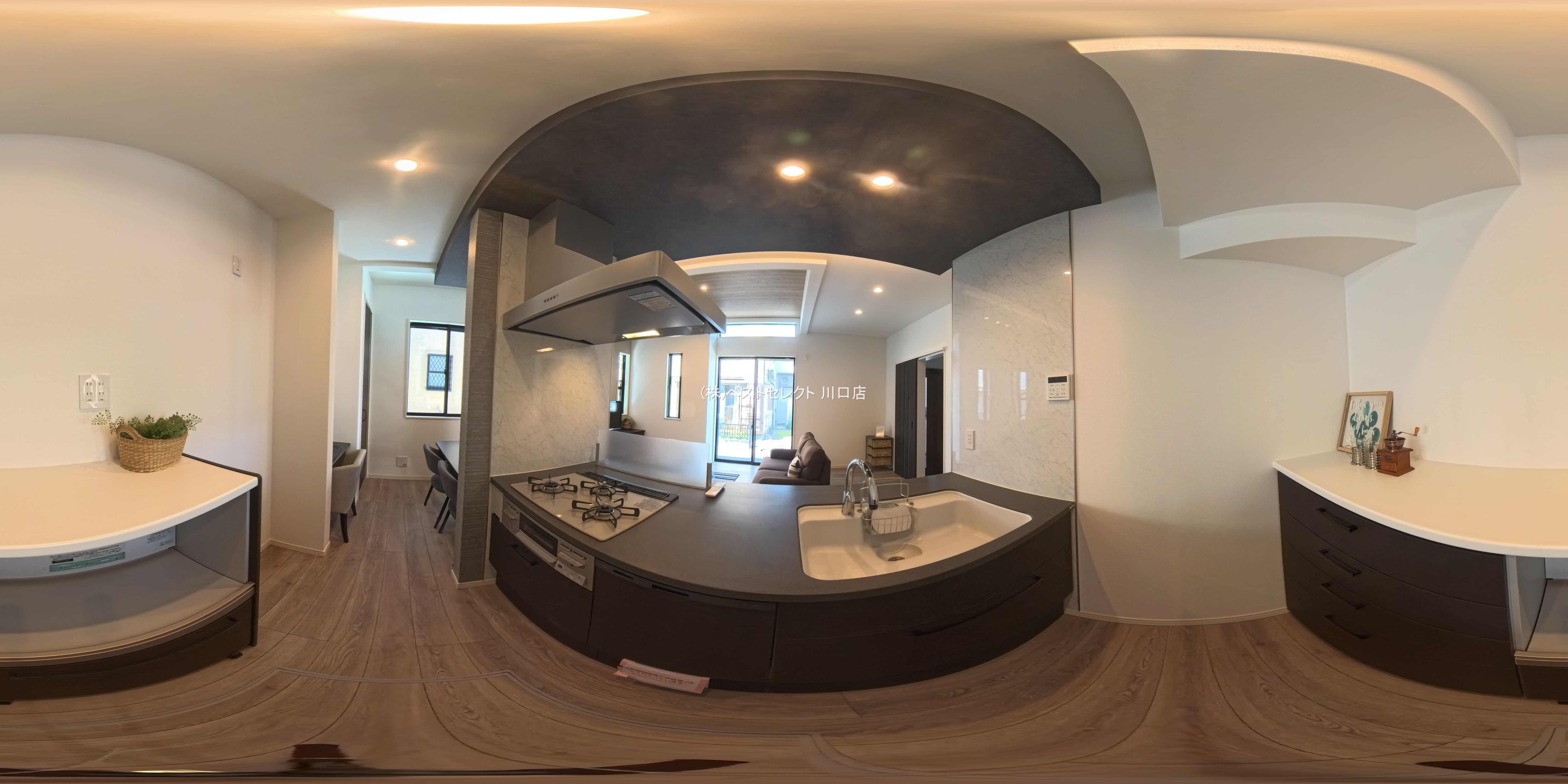 埼玉県川口市大字伊刈の未入居 戸建てパノラマ（キッチン）写真 2025年6月5日撮影