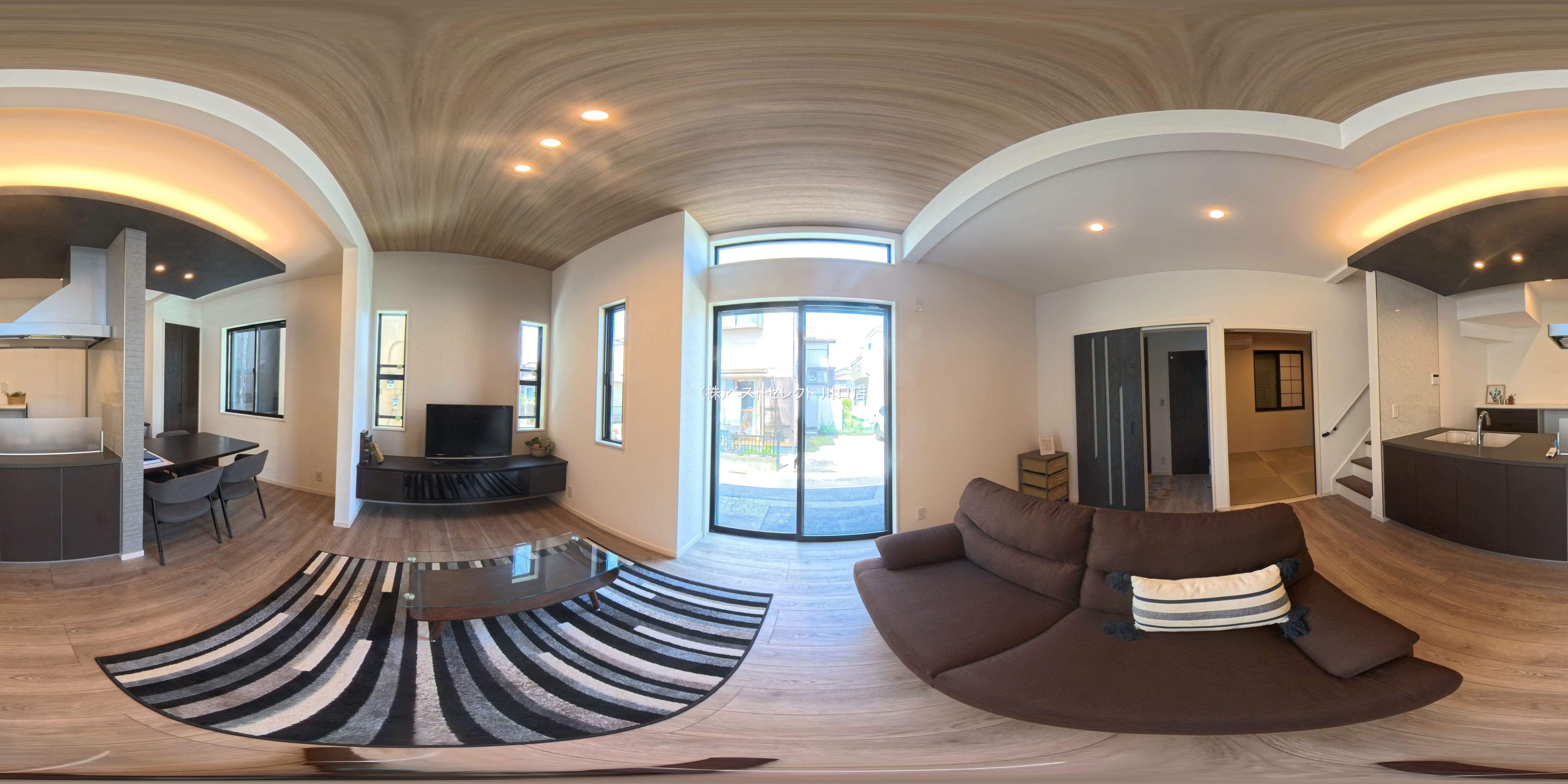 埼玉県川口市大字伊刈の未入居 戸建てパノラマ（リビング）写真 2025年6月5日撮影