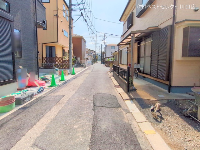 埼玉県川口市大字伊刈の未入居 戸建て外構写真 2025年4月7日撮影