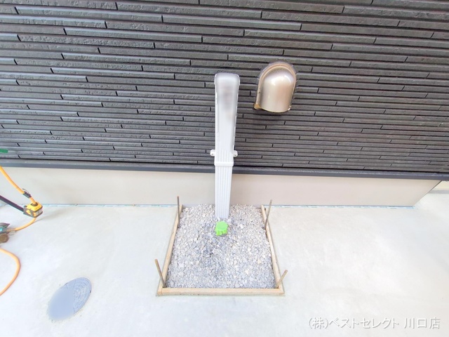 埼玉県川口市大字伊刈の未入居 戸建て外構写真 2025年4月7日撮影