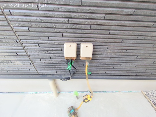 埼玉県川口市大字伊刈の未入居 戸建て外構写真 2025年4月7日撮影