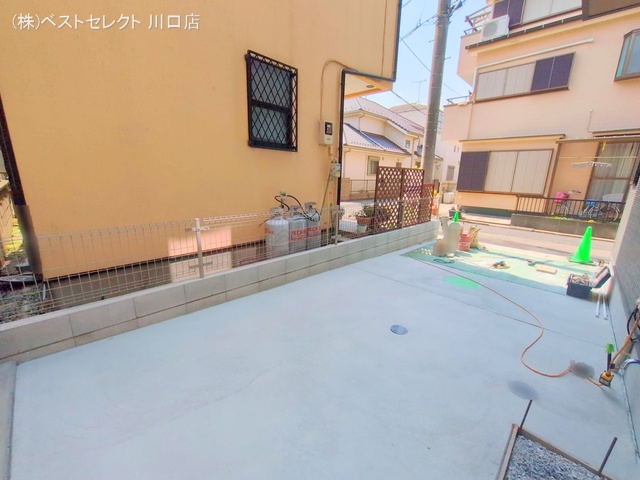 埼玉県川口市大字伊刈の未入居 戸建て外構写真 2025年4月7日撮影