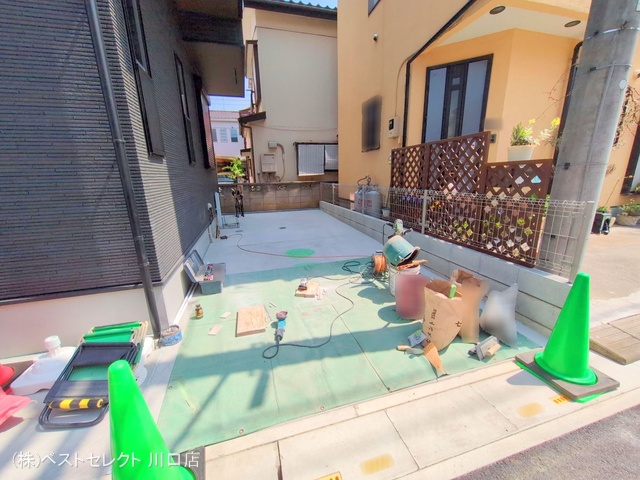 埼玉県川口市大字伊刈の未入居 戸建て外構写真 2025年4月7日撮影