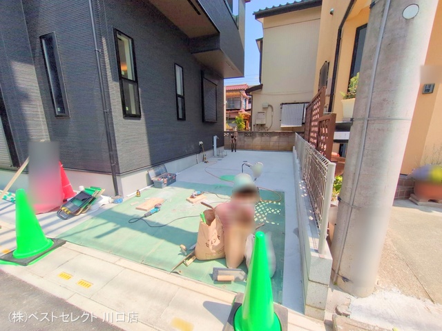 埼玉県川口市大字伊刈の未入居 戸建て外構写真 2025年4月7日撮影