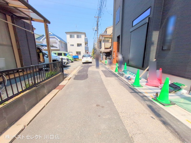 埼玉県川口市大字伊刈の未入居 戸建て外構写真 2025年4月7日撮影