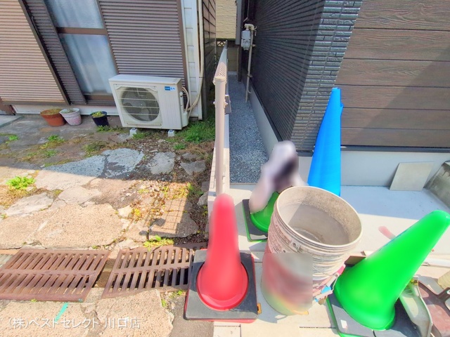 埼玉県川口市大字伊刈の未入居 戸建て外構写真 2025年4月7日撮影