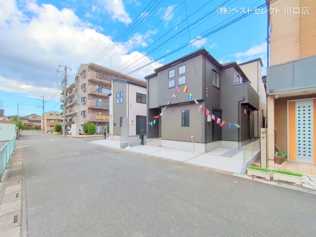 埼玉県川口市前川町４丁目の新築戸建て完成写真 2025年10月26日撮影