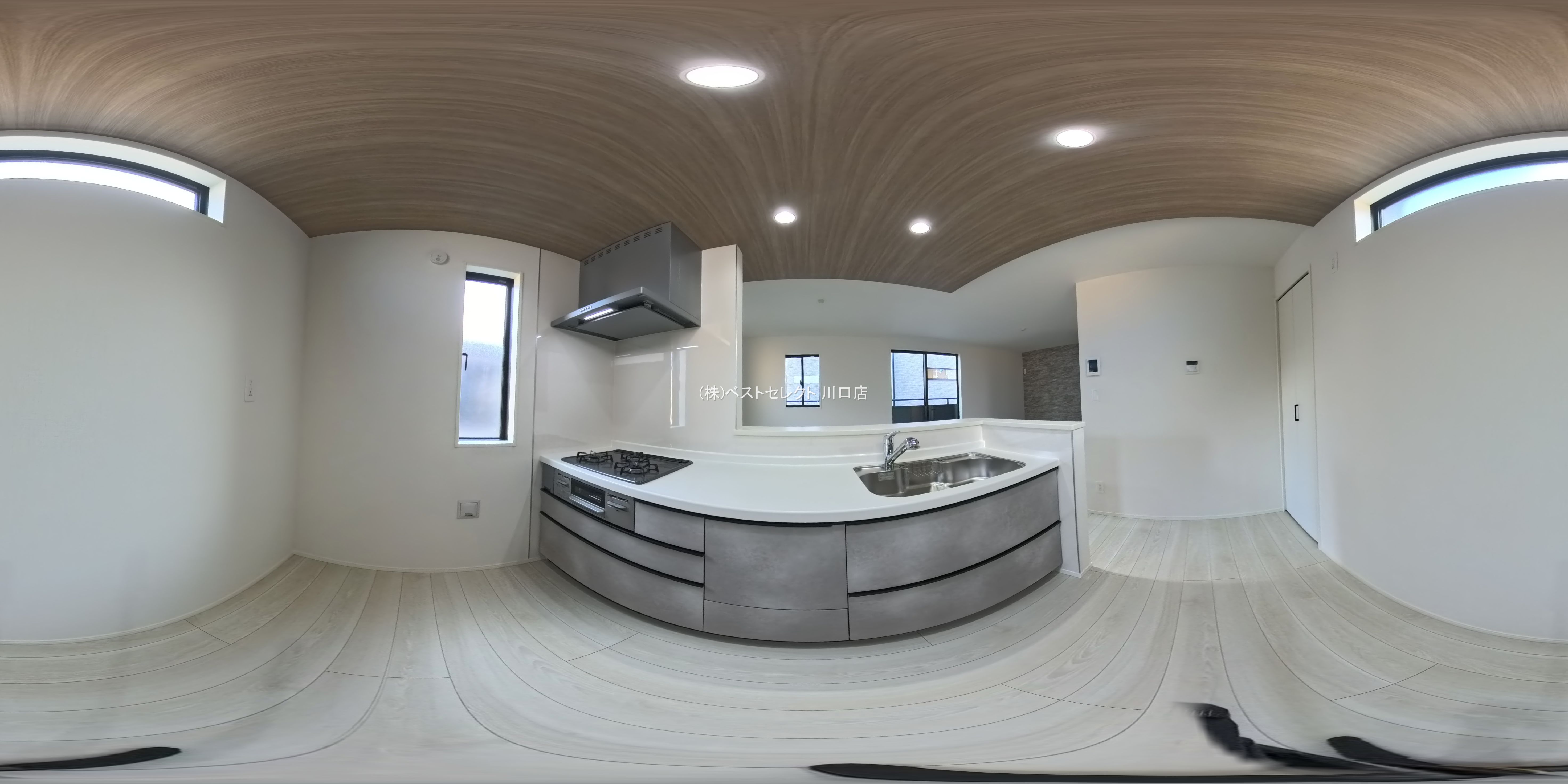 埼玉県川口市前川町４丁目の新築戸建てパノラマ（キッチン）写真 2025年12月21日撮影