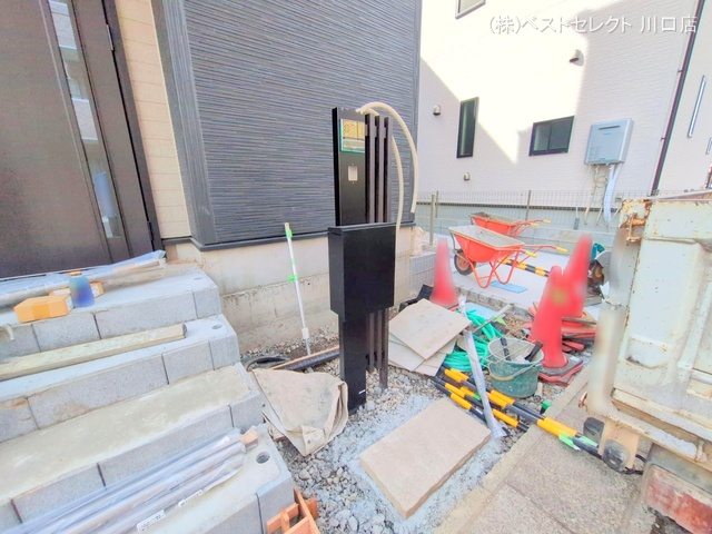 埼玉県川口市前川町４丁目の新築戸建て外構写真 2025年10月2日撮影
