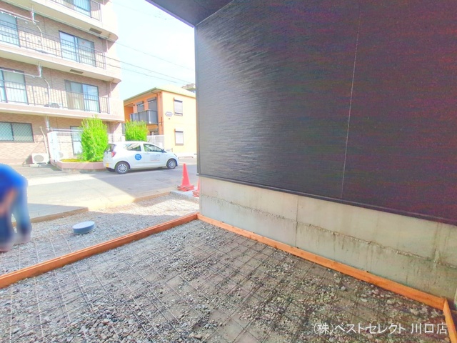 埼玉県川口市前川町４丁目の新築戸建て外構写真 2025年10月2日撮影