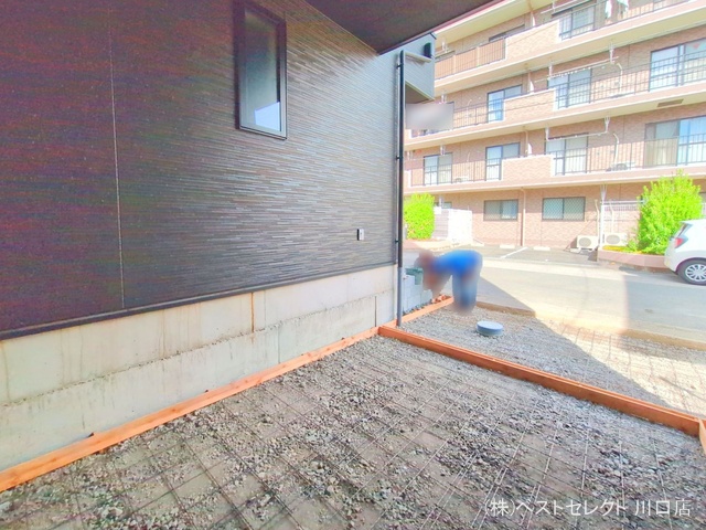 埼玉県川口市前川町４丁目の新築戸建て外構写真 2025年10月2日撮影