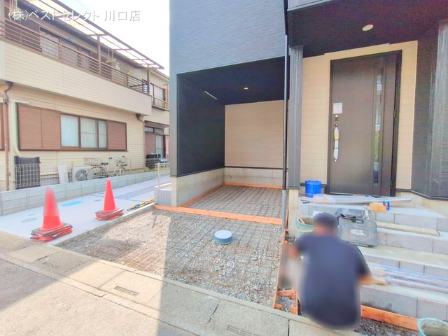埼玉県川口市前川町４丁目の新築戸建て外構写真 2025年10月2日撮影