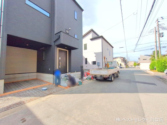 埼玉県川口市前川町４丁目の新築戸建て外構写真 2025年10月2日撮影